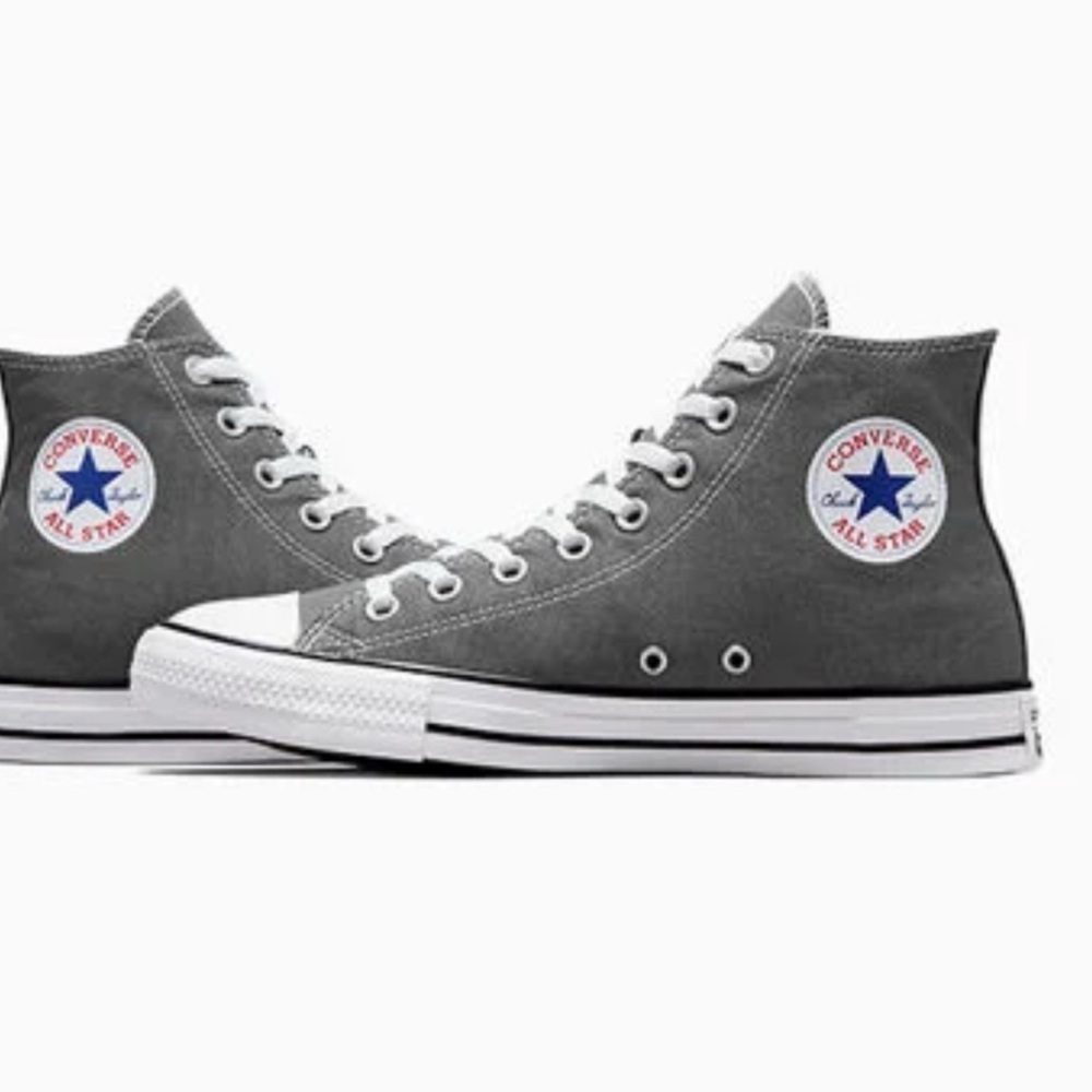 Converse Men's Gray High-Top Sneakers